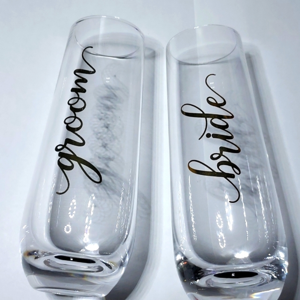 Bride & Groom Glasses
